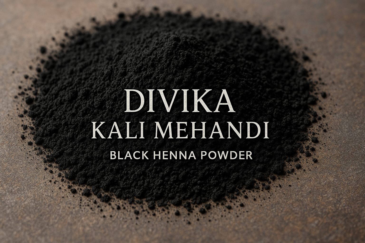 Divika Kali Mehandi - powder texture